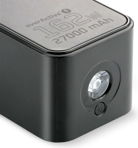 Indbygget LED‑lygte med 4 tilstande