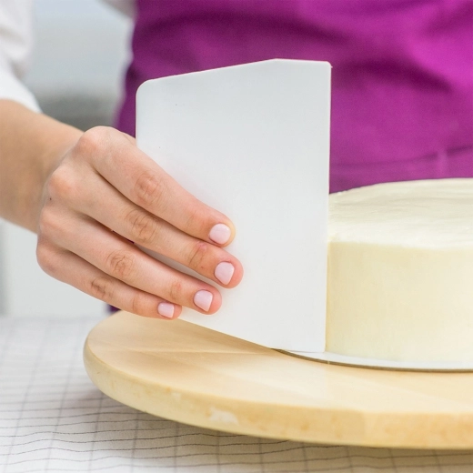Glat overflade på kager og desserter