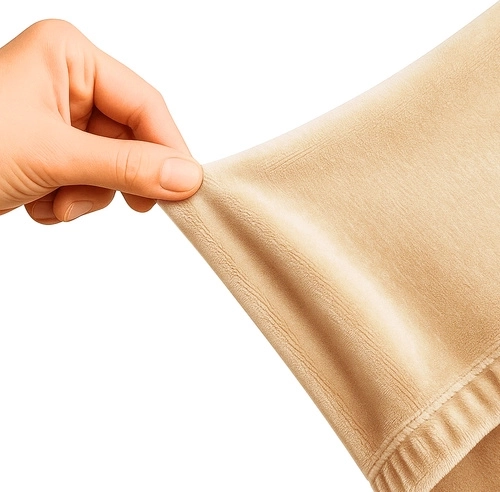 Elastisk velour for en glat og elegant pasform
