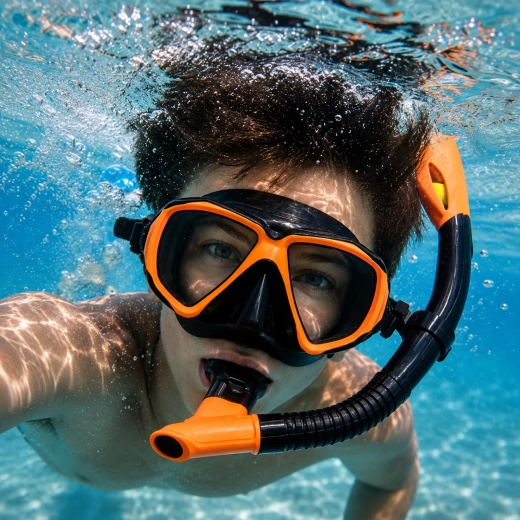 Snorkel med Dry Top-system