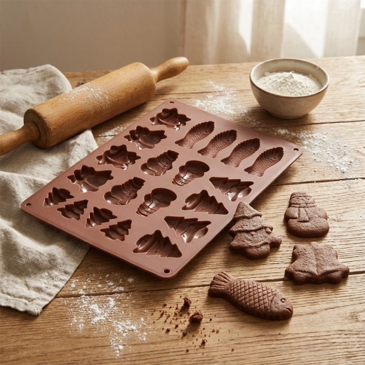 Fleksibel non-stick silikone for nem udtagning