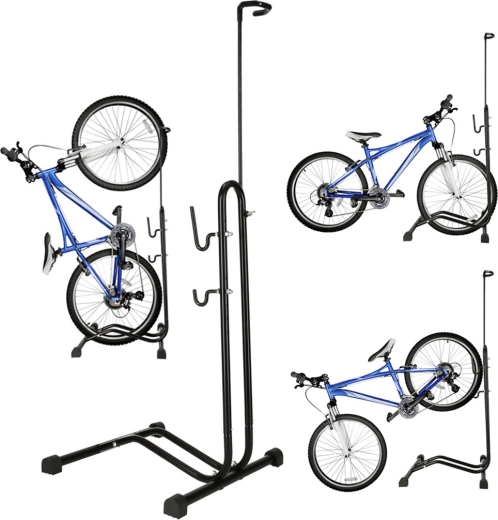Pladsbesparende cykelopbevaring