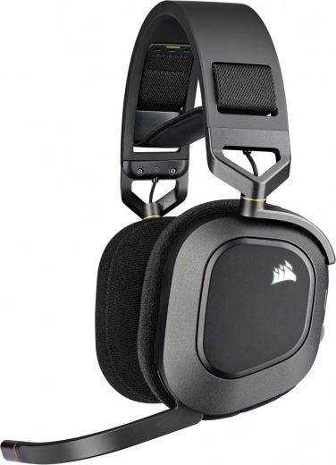 Corsair HS80 RGB Wireless Carbon trådløst gamingheadset