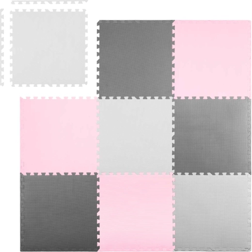Modulært puslespil 9× 60 × 60 cm
