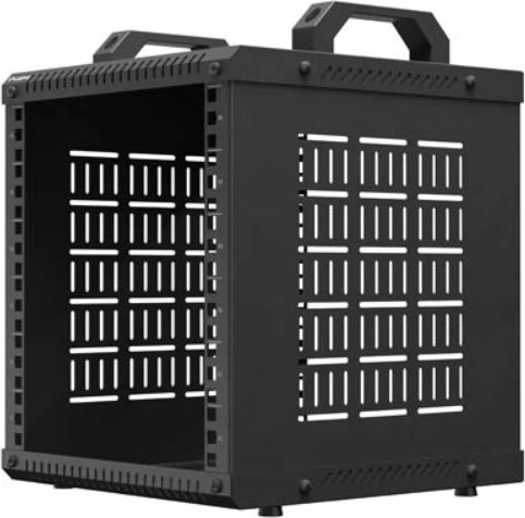 Lanberg open rack-skab 10" 6U 280 x 300 mm sort