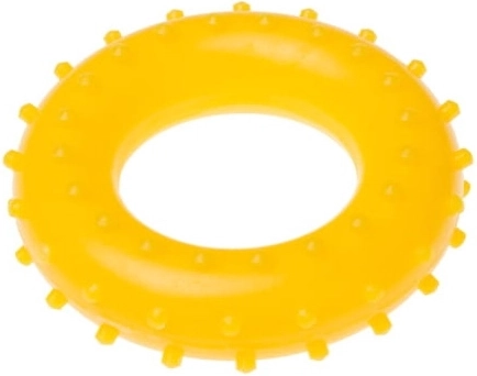 Fizjo rehabiliteringsmassagedisk med pigge, gul, 7,2 cm