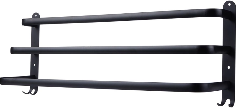 Holdbart aluminium i mat sort udførelse