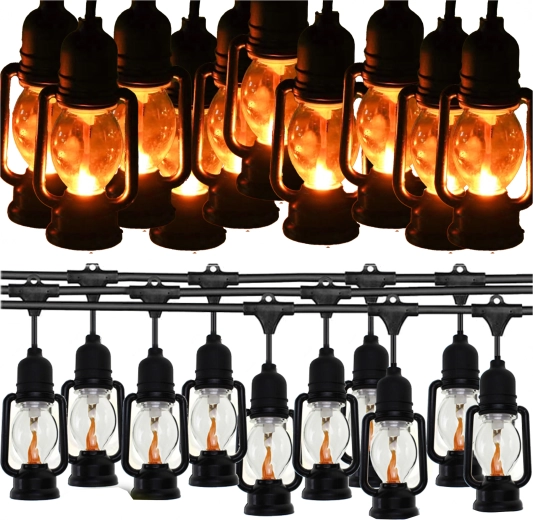 Stemningsfuld atmosfære af varmt lys