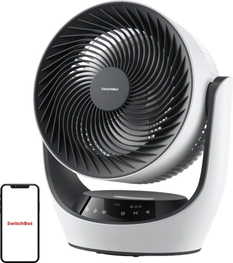 SwitchBot genopladelig trådløs ventilator