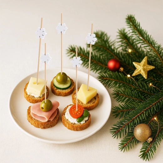 Elegant vinterdesign til ethvert bord