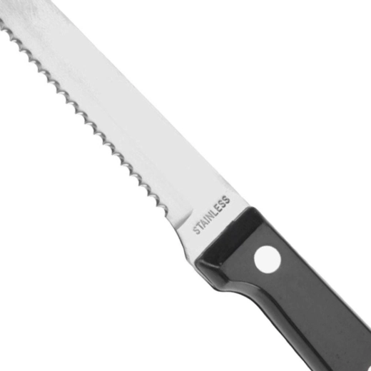 Takket skær i rustfrit stål