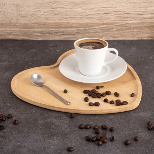 Dekorativ hjerteform til effektfuld servering