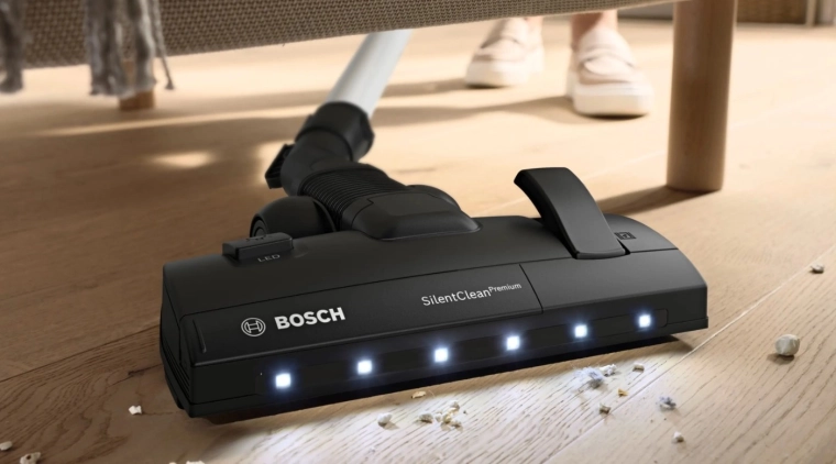 LED-mundstykke for synligt renere gulve