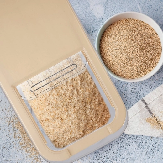 Ideel til tørre fødevarer og foder