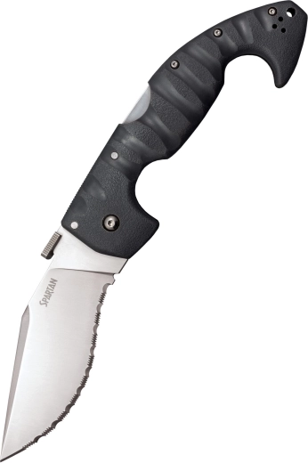 Cold Steel Spartan Serrated foldekniv 11,4 cm, grå, Griv-Ex, clip