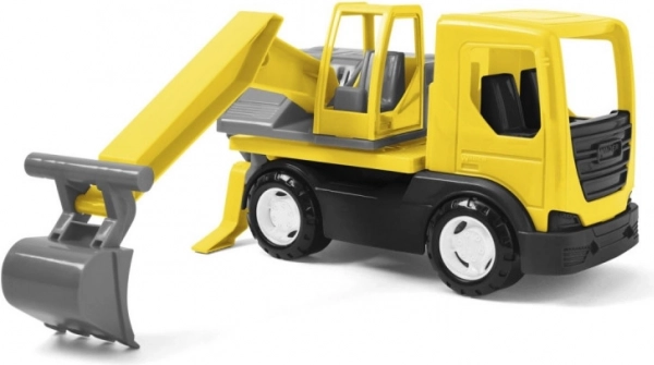 Bevægeligt arm- og skovlsystem til realistisk leg