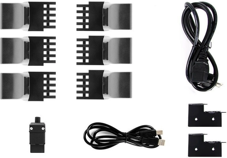 Komplet tilbehør og nem rackmontering