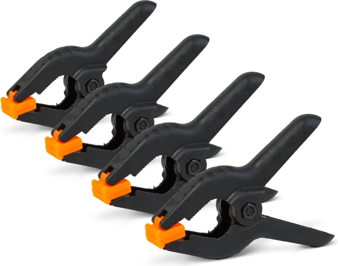 Praktisk sæt med 4 klemmer