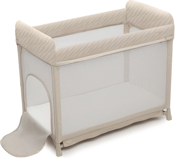 Åndbare netpaneler og sideindgang med lynlås