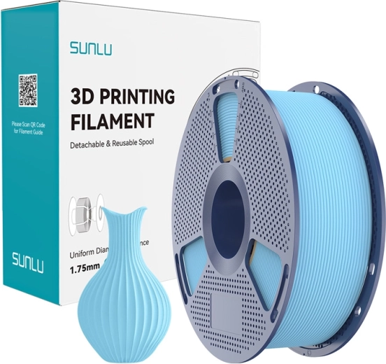 Sunlu PLA Classic filament 1,75 mm lyseblå