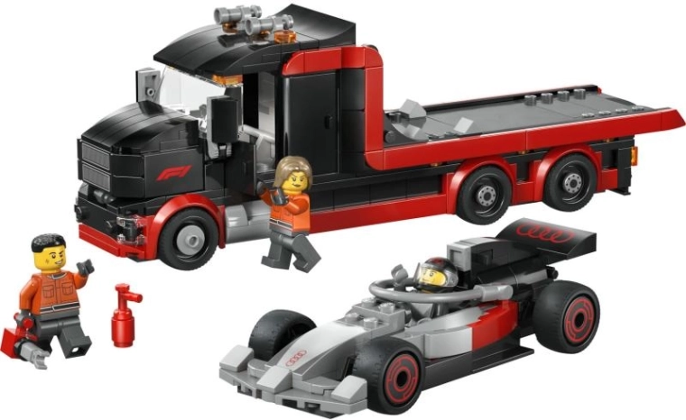 Lastbil med vippe-løfter