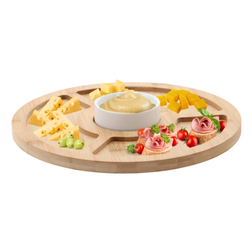 Fire sektioner for perfekt organiserede snacks