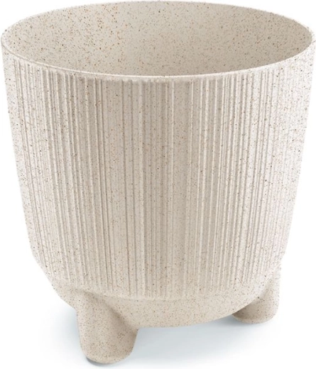 Blomsterpotte Ryfo N Eco Wood 16,8 cm hvid