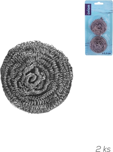 Metal-skuresvamp 6,5 cm (2 stk.)