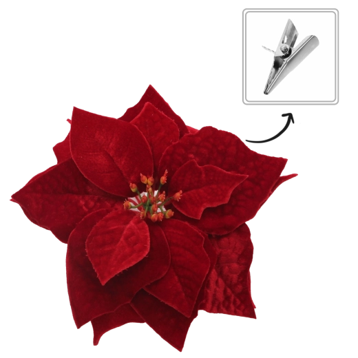 Realistiske fløjlsbløde kronblade