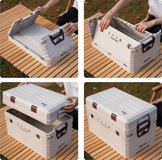 Sammenklappeligt design og kompakte mål