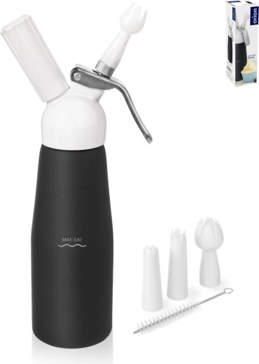Orion flødesifon sort 680 ml