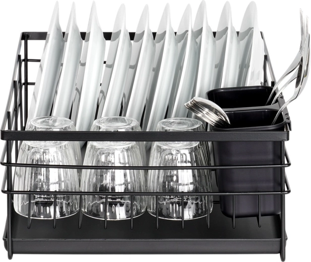 Robust metalkonstruktion i sort