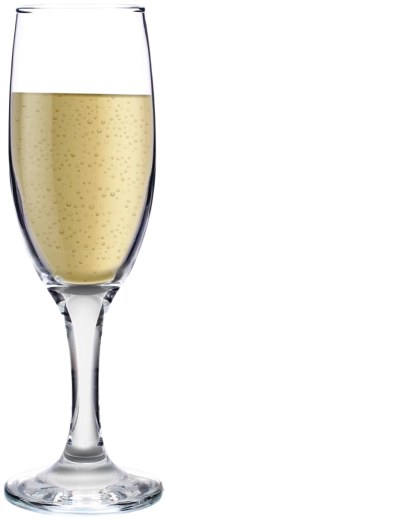 Klassisk fløjteglas for perfekt perlende effekt