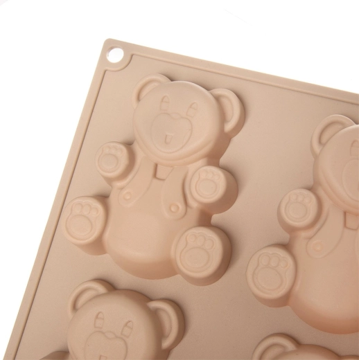 Detaljeret bjørneform til effektfulde desserter