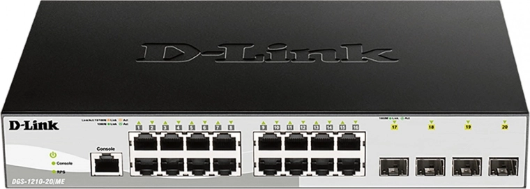D-Link gigabit administreret switch til Metro Ethernet DGS-1210-20/ME/EE - 1 stk.