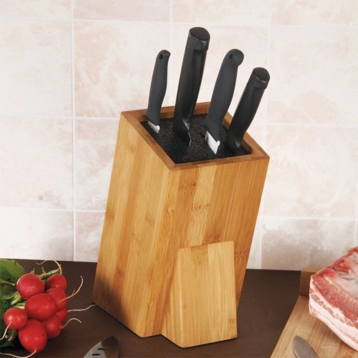 Robust naturlig bambus og skridsikker stabilitet