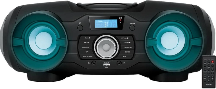 Sencor SPT 5800 boombox med CD, Bluetooth, USB og FM-radio