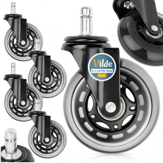 Stille og jævn kørsel på hårde gulve