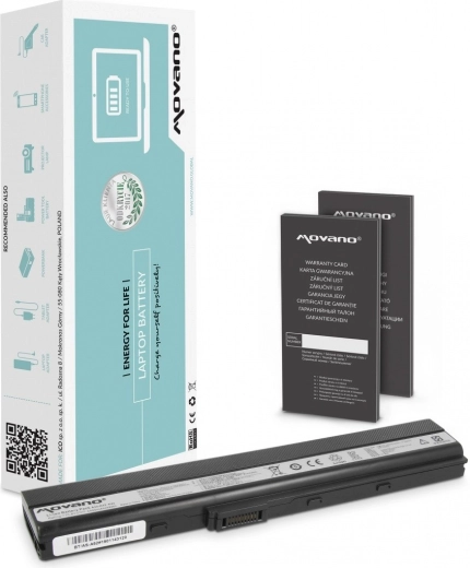 Movano-batteri til Asus A52/K52 4400 mAh (48 Wh)