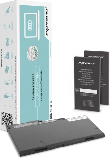Movano-batteri til HP EliteBook 740/750/840 G1/G2 (4400 mAh, 49 Wh)