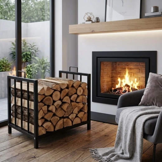 Moderne sort design til inde- og udemiljø