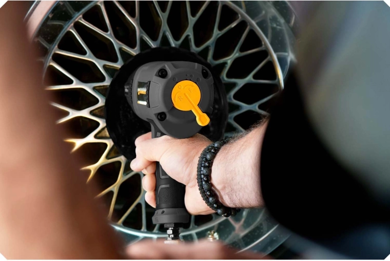Maksimal kraft 1560 Nm takket være Twin Hammer