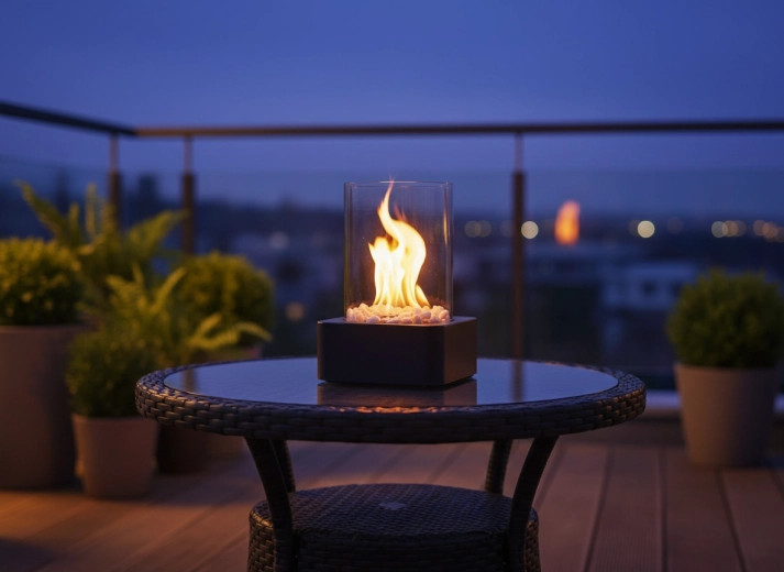 Sikker glasskærm og stabil base