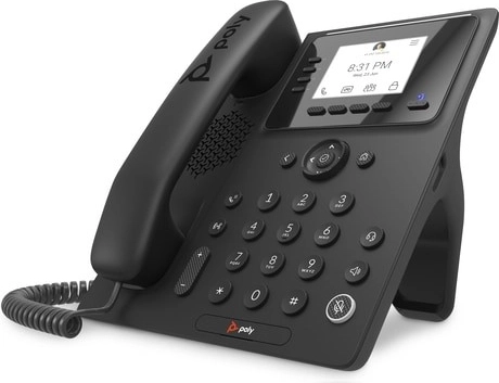 Erhvervstelefon Poly CCX 350 til Microsoft Teams med PoE-understøttelse