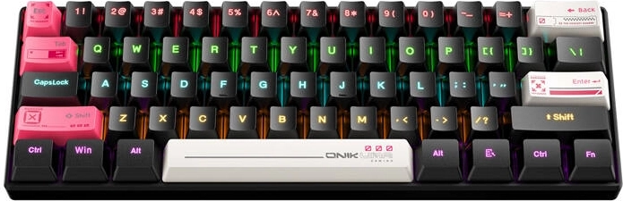 Gamingtastatur Onikuma G55 61-tasters RGB (sort)