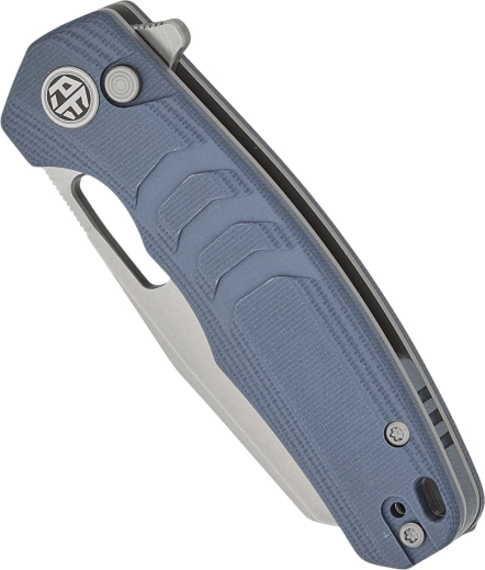 Slidstærk klinge i 14C28N-stål med stonewash-finish