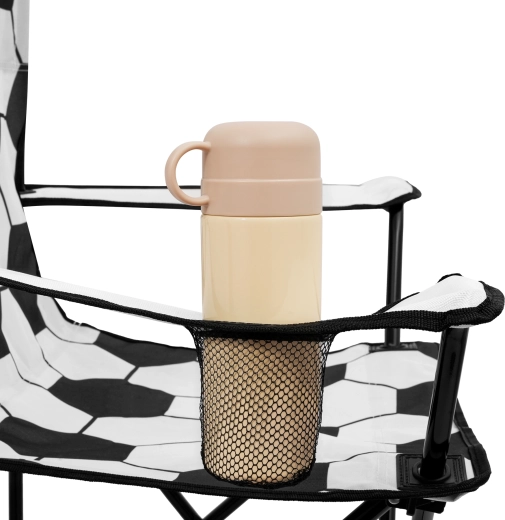 Integreret kopholder i armlænet