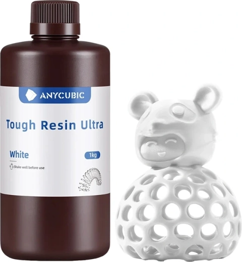 Anycubic Tough Resin Ultra hvid resin til 3D-print