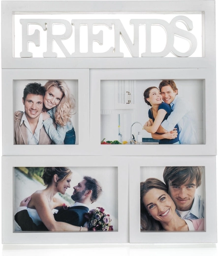 Fotoramme FRIENDS til 4 fotos 28 × 31 cm