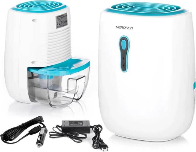 Berdsen BR-70W elektrisk affugter med 12 V adapter til bil
